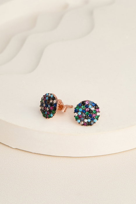 Heliophilia Silver Pendientes de Plata Esterlina 925 en Oro Rosa Heliophilia Silver Pendientes de Plata Esterlina 925 en Oro Rosa
